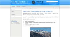 Desktop Screenshot of kundefoundation.org